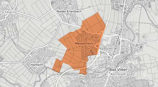Mietspiegelkarte Bad Vilbel Massenheim